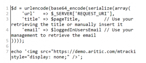 aritic-pinpoint-tracking-pixel-code