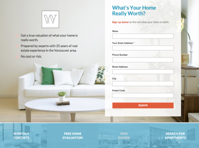 landing-page-real-estate-marketing-automation