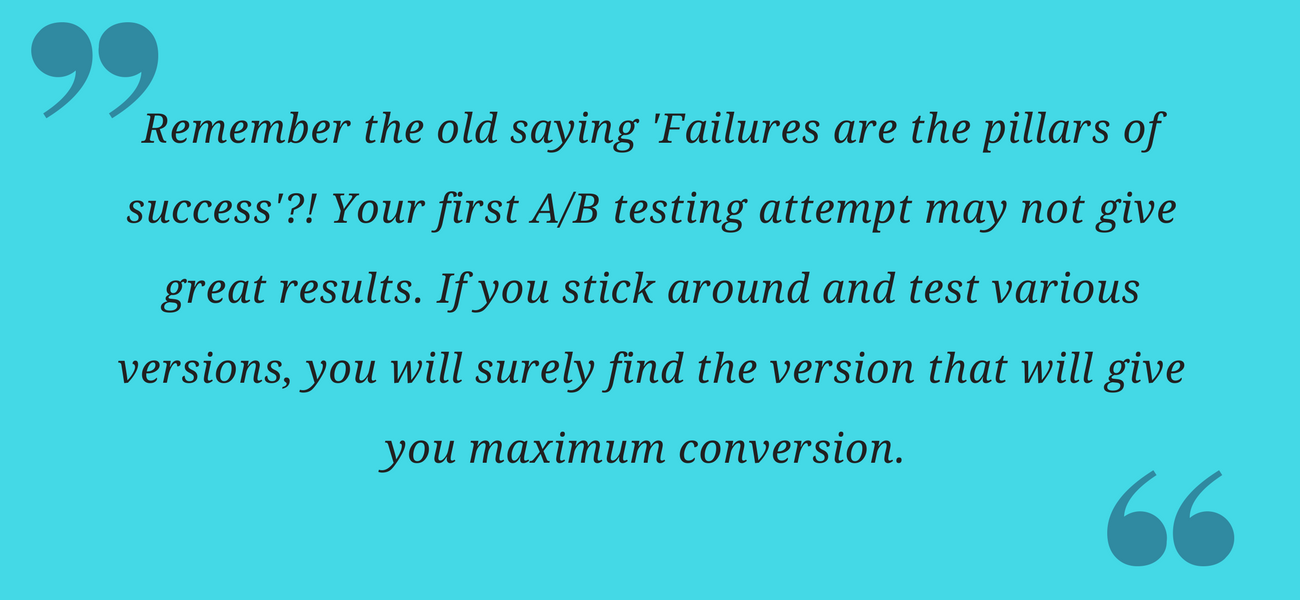 AB testing-takeaway, A/B testing ux research