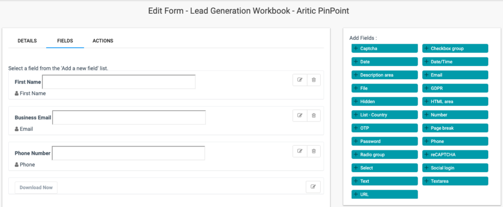 progressive profiling examples