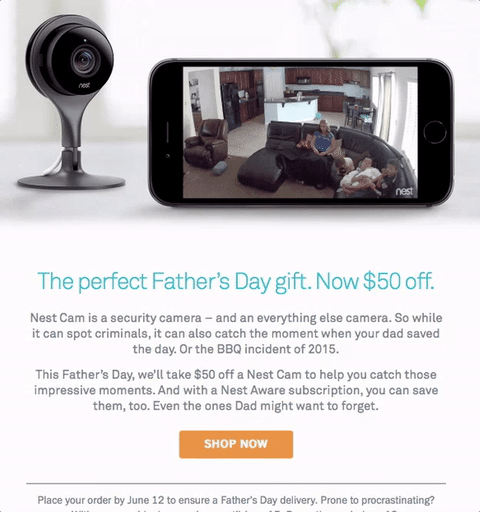 fathers day gift gif emails