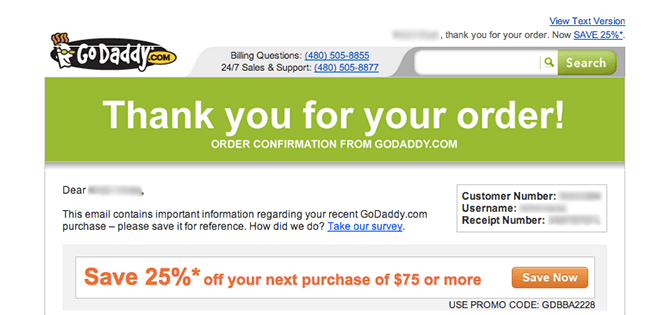 post-purchase-emails-godaddy