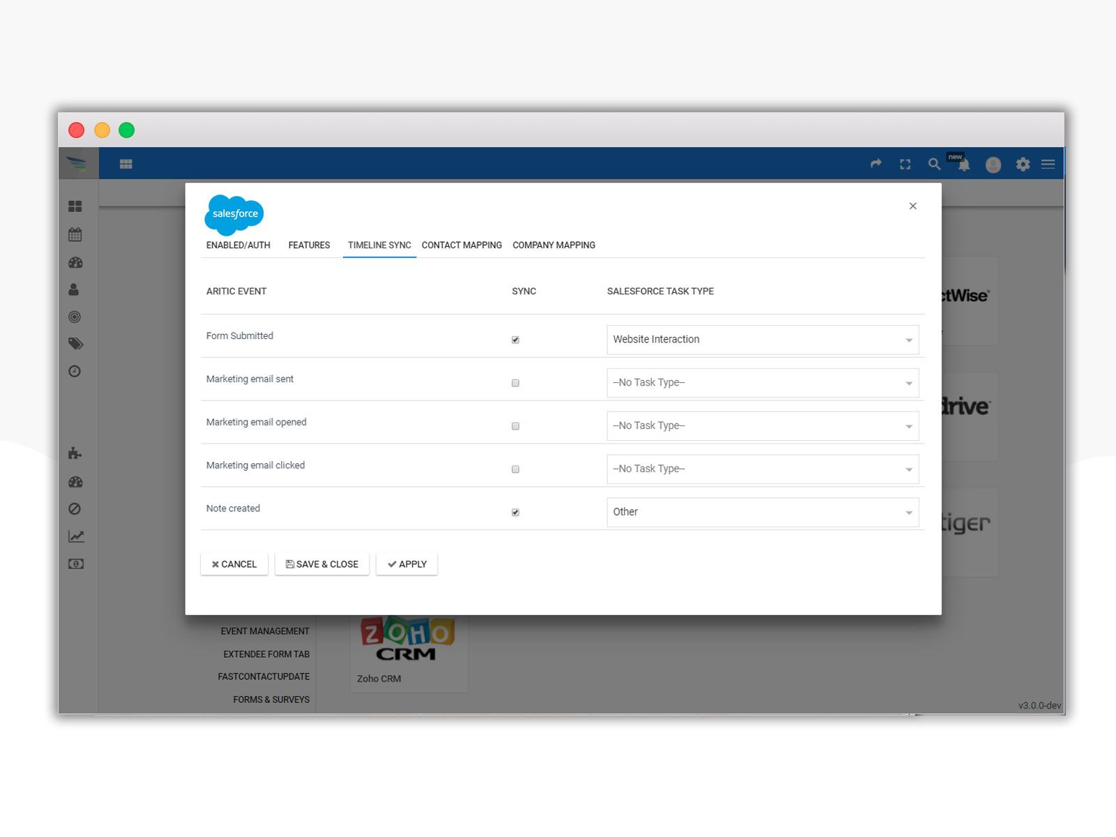 salesforce integration Docs