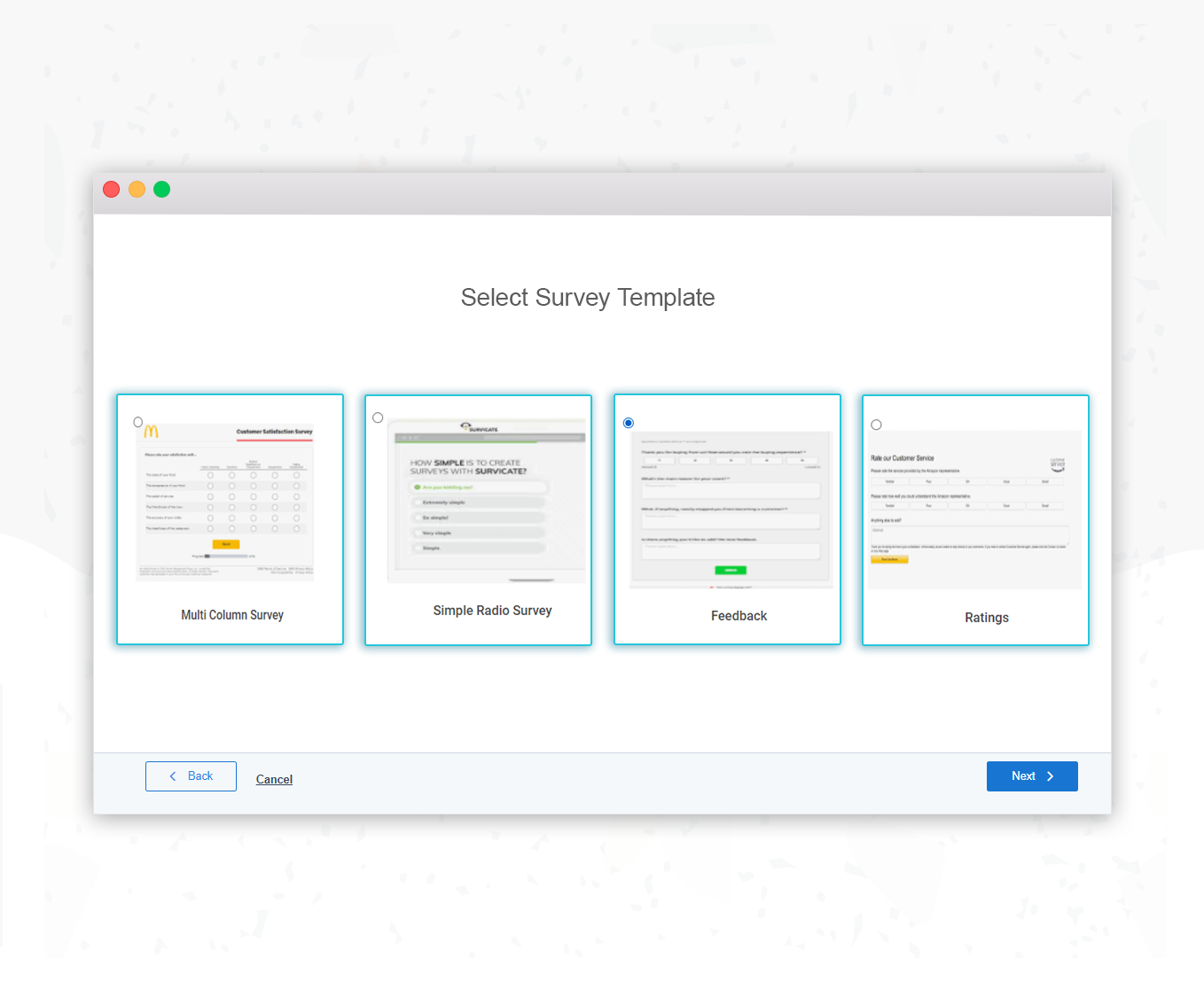 easy creation with aritic survey builder